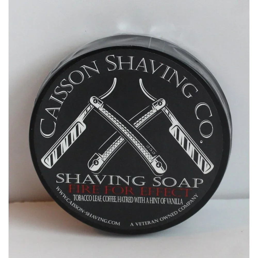 Caisson Shaving Co. Shaving‎ Soap Fire for Effect Soap New Sealed 4oz. Tin